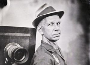 Modern tintype photography